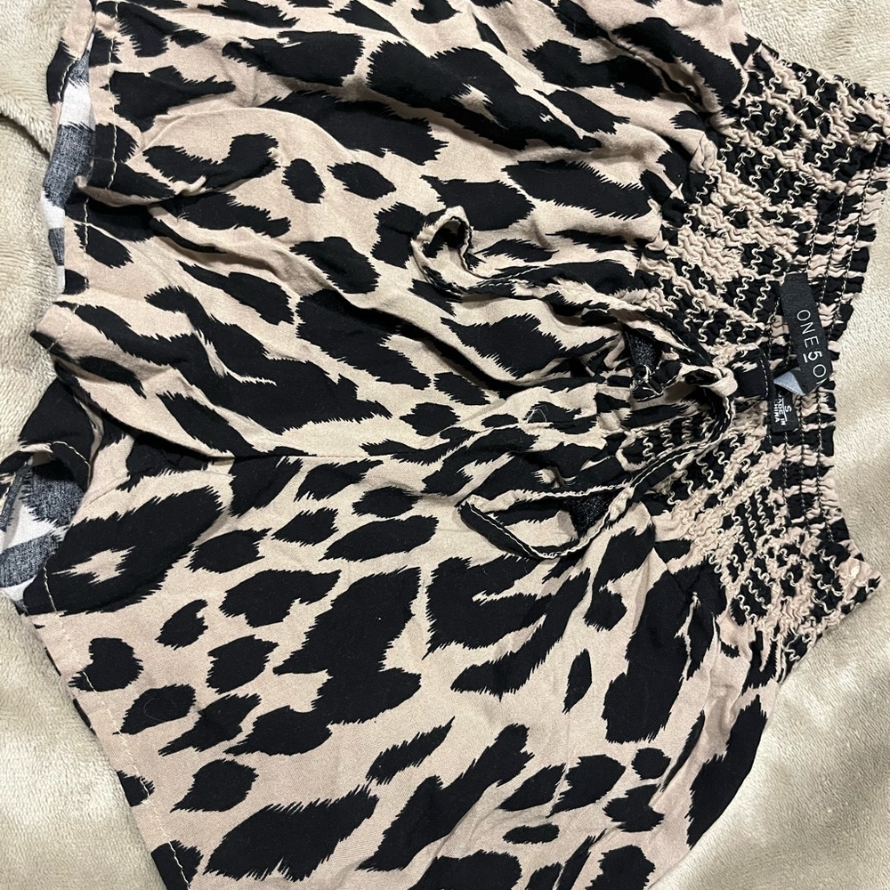 Leopard Print Shorts